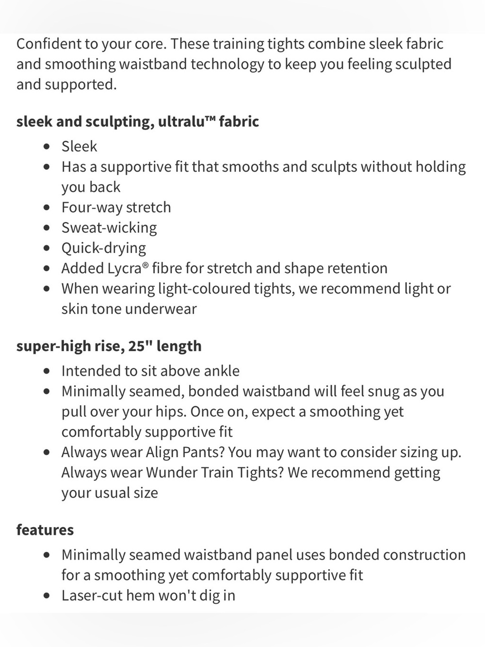 Lululemon Glow Up Super-High-Rise Tight 25" - Picture 4 of 8